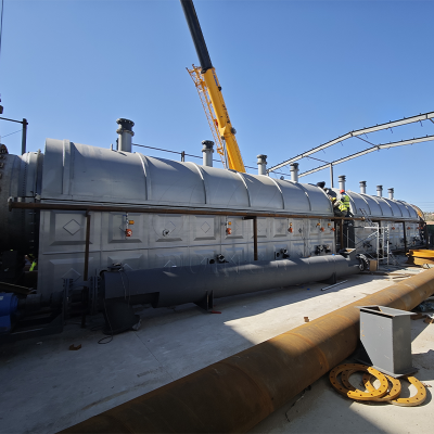 Fully Automatic With Auto Feeding Municipal Solid Waste Continuous Pyrolysis Plant Urban Waste to Fuel Converter photo-5