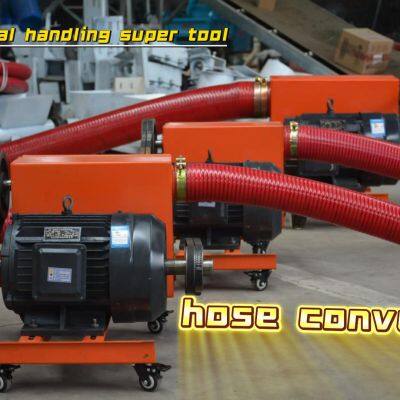 Grain hose conveyor Length can be customized  Hose spiral conveyor