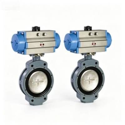 Vanne papillon pneumatique marine conforme à la norme JIS F7480 avec une garantie de 3 ans