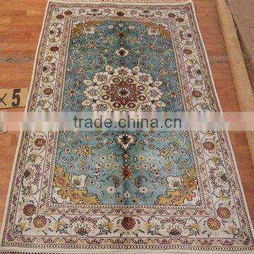 hand craft double knotted hand woven carpet outdoor