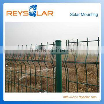 Solar Power Plant Electric Galvanized Steel Wire Security Fence