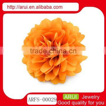 China supplier hair accessory decorative ribbon hair flower pins