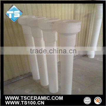 good price aluminum titanate ceramic riser tube for aluminum casting