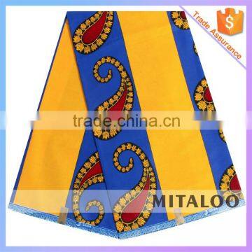 Mitaloo New Pattern African Real Wax Fabrics Prints Fabric MH3057
