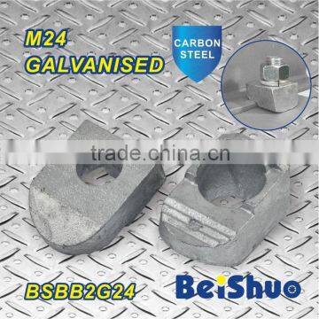 BSBB2G24 made in China steel beam clamp connector galvanised pipes connectors