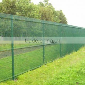 galvanised and colour coated welded mesh panel fencing