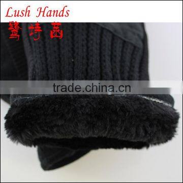 2016 Men's Woolen Gloves With Wrist Belt for Wholesale photo-2