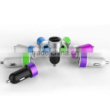 2 usb car charger 5V 2.4A 2 ports usb car charger