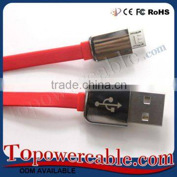 Tangle-free 1/2/3M Easy Transfer Flat USB Data Cable For Android Mobile Phone photo-5