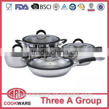 DW German like Stainless steel cookware set with induction bottom