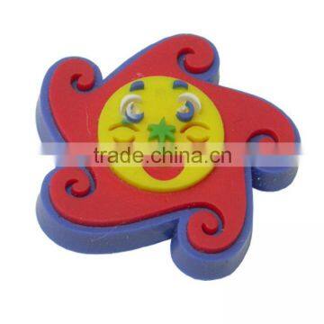 High Quality Custom Promotional Country Soft Pvc Flag Badge photo-3