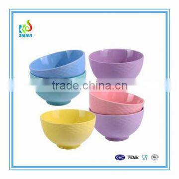 Custom Assorted Color Round Salad Bowls