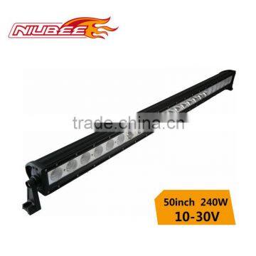 High Power and Super Slim Led Light Bar 240w 50 Inch for All the Car