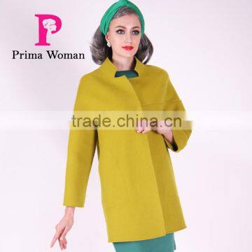 2016 New Design Spring Women Short Slim Fit Wool Coat photo-3