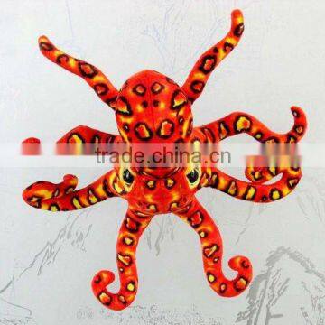 Very funny stuffed leopard octopus toy soft stuffed toy