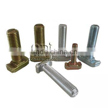 T bolt for cast in channel