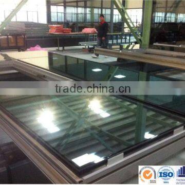 Aluminium frame with Low E insulated double glass curtain wall