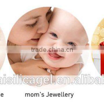 Hot Popular Baby Teething Silicon Necklace Baby Jewelry Wholesale Baby Safe Silicone Mom Nursing Jewelry Necklace photo-2