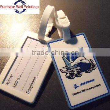 Custom LOGO Rubber Luggage Tag