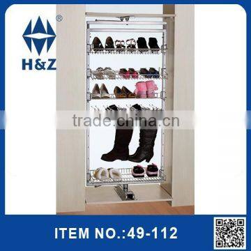 Seven-layer revolving shoes rack