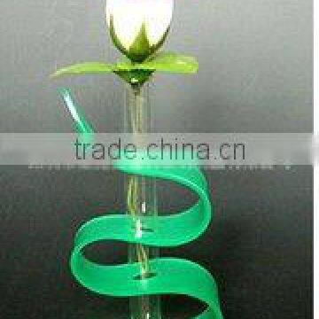 2015 mini acrylic exqusite rose vase made in shenzhen