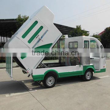 Easy Unloading Small Electric Garbage Collecting Truck for Europe Market