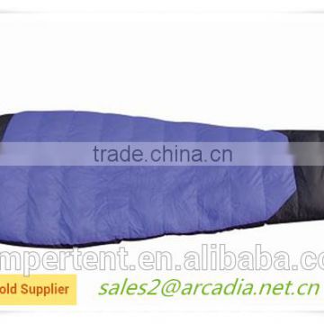 warm duck down sleeping bag for cold weather