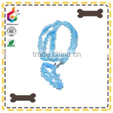 Blue nylon rope lace pet dog leash