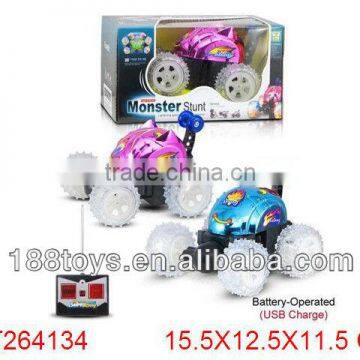 4 CH remote control stunt car toy/rc stunt car