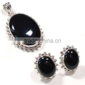 Wholesale Jewelry Natural Semi Precious Gemstone Jewelry Sets Sterling Silver Jewelry