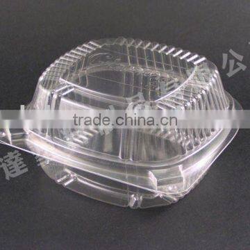 bread tray,plastic food tray, disposable cake tray, blister clamshell,sandwich combo tray,cake or deli container,cake punnet