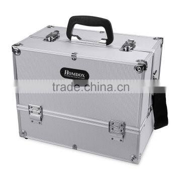 Homdox Home Cosmetic Organizer Case Jewelry Box Lockable Makeup Box OS004506 photo-3