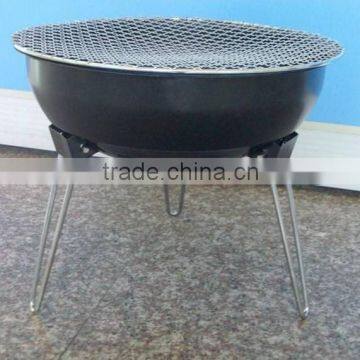 Outdoor camping portable charcoal brazier bbq grill