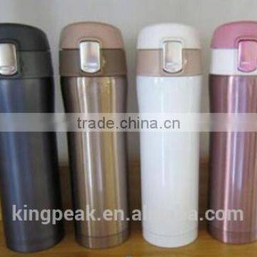 Stainless Steel Vacuum Insulated Thermos Cup Travel Mug (450ml, Navy)