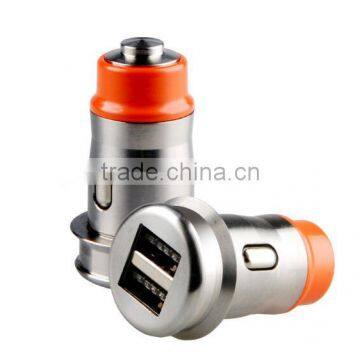 brand new 2 usb port 12V dual car adapter 5V2.1A CE ROHS