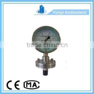 Shock-resistant Pressure Gauge diaphragm seal pressure gauge