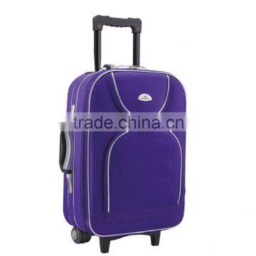 BS801 300D fabric shangdong silk polyester trolley bag suitcase outside trolley case travel bags