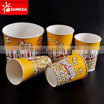 Wholesale 32oz 46oz 64oz 85oz 120oz 130oz paper popcorn cups