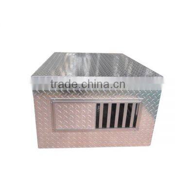 Single Compartment custom diamond aluminum dog box for sale