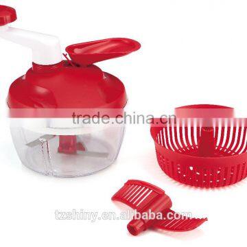 Multifunctional Kitchen Utensil Plastic Salad Spinner Factory Direct Sale Vegetable and Fruit Salad Spinner photo-2