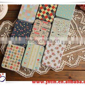  china supplier storage rectangular wedding tin box
