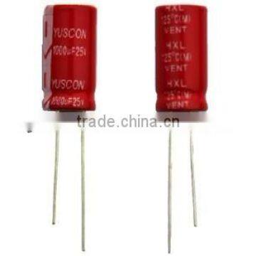 special use 1000uF 16V electrolytic capacitor