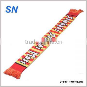 Long Style of Length and 100% Acrylic Kintted Custom Football Scarf photo-2