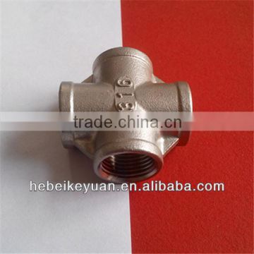 BSP stainless steel cross