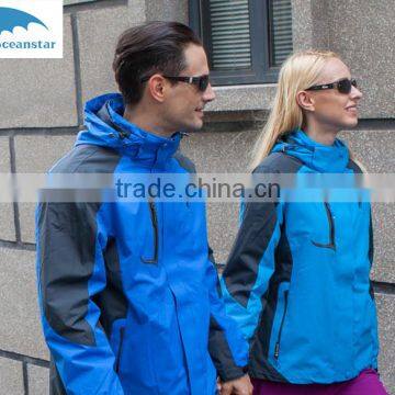 Breathable outdoor sports jacket camping and hiking wear softshell
