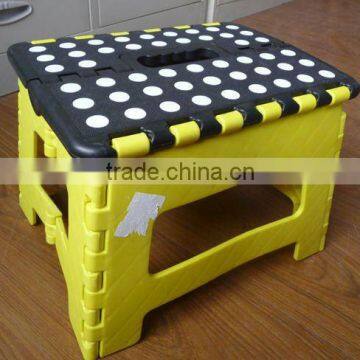 Plastic portable and useful folding step stool