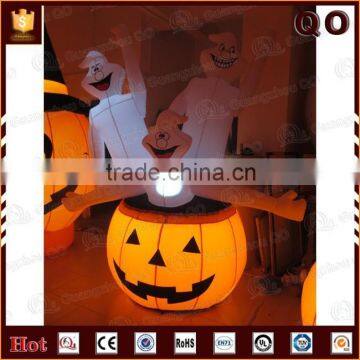 Custom design vivid color pumpkin inflatable outdoor christmas decorations