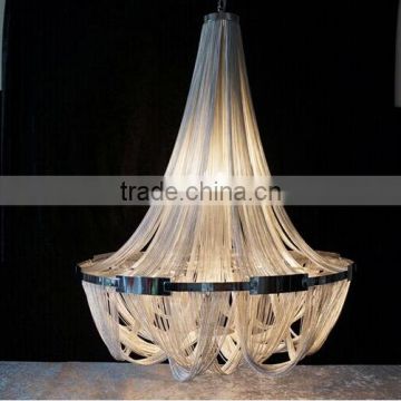 Hot Sell Luxury Hotel interior Modern Chandelier light, Chain chandelier