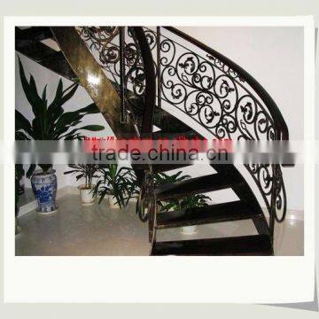 classical forged brass stair handrails frame