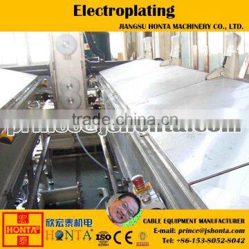 10000A tin-on-copper wire electrolytic plating machine and line